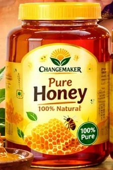 ChangeMaker Pure Honey 500 g · Jar